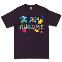 Plum i am ausome Premium Tee - JahusDesignShop