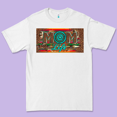 Mom Life License Plate Premium Tee Designed By Artiststas