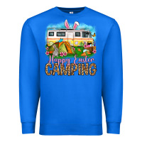 True Royal Happy Easter camping Premium Sweatshirt - OliviaCreatesArt