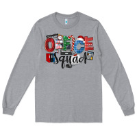 Heather Grey Office Squad Christmas Long Sleeve Tee - LillyAllenDesigns