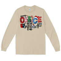 Mushroom Office Squad Christmas Long Sleeve Tee - LillyAllenDesigns