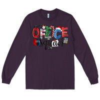 Plum Office Squad Christmas Long Sleeve Tee - LillyAllenDesigns