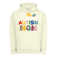 Pigment Pistachio Proud Autism Mom Leopard Pattern Design Autism Awa Urban Hoodie - CowhideDigitalArt