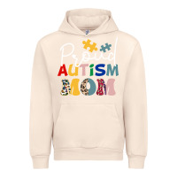 Sandshell Proud Autism Mom Leopard Pattern Design Autism Awa Urban Hoodie - CowhideDigitalArt