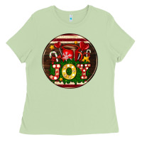 Matcha Christmas joy and hot chocolate Ladies Tee - AdoDesignShop