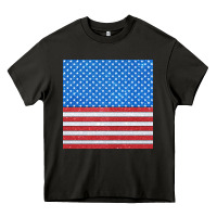 Asphalt Glitter 4th Of July Seamless Pattern Heavy Core Tee - BundleAndBundleShop