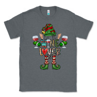 Charcoal Heather I'm The wine Lover Elf Classic Tee - CowhideDigitalArt