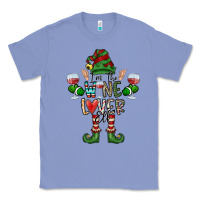 Colony Blue I'm The wine Lover Elf Classic Tee - CowhideDigitalArt