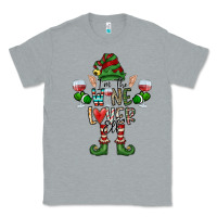 Heather Grey I'm The wine Lover Elf Classic Tee - CowhideDigitalArt