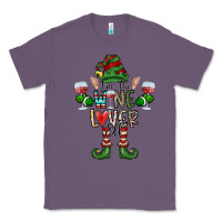 Lavender I'm The wine Lover Elf Classic Tee - CowhideDigitalArt
