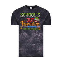 Cloud Black schools out forever Vintage Tee - NancyCooperArtShop