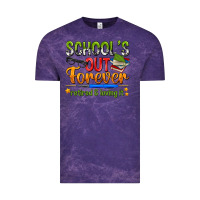 Cloud Purple schools out forever Vintage Tee - NancyCooperArtShop