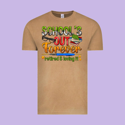 Schools Out Forever Vintage Tee Designed By Nancycooperartshop