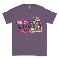 Lavender freezing to death skeleton Classic Tee - MaliasSmallBusiness