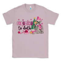 Lilac freezing to death skeleton Classic Tee - MaliasSmallBusiness