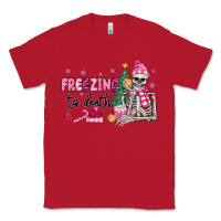 Red freezing to death skeleton Classic Tee - MaliasSmallBusiness