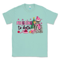Seafoam freezing to death skeleton Classic Tee - MaliasSmallBusiness