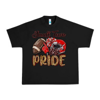 Black small town big pride red Urban Heavy Tee - MaliasSmallBusiness