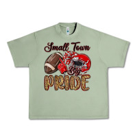 Oil Green small town big pride red Urban Heavy Tee - MaliasSmallBusiness
