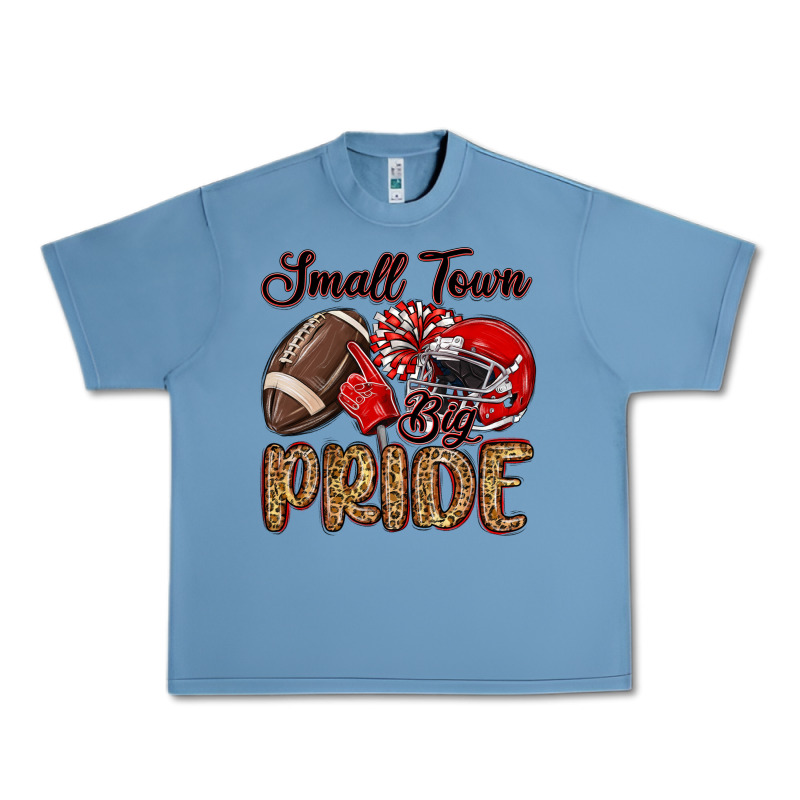 Small Town Big Pride Red Urban Heavy Tee by MaliasSmallBusiness | Teevron