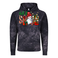 Cloud Black let it snow with snowman Vintage Hoodie - NancyCooperArtShop