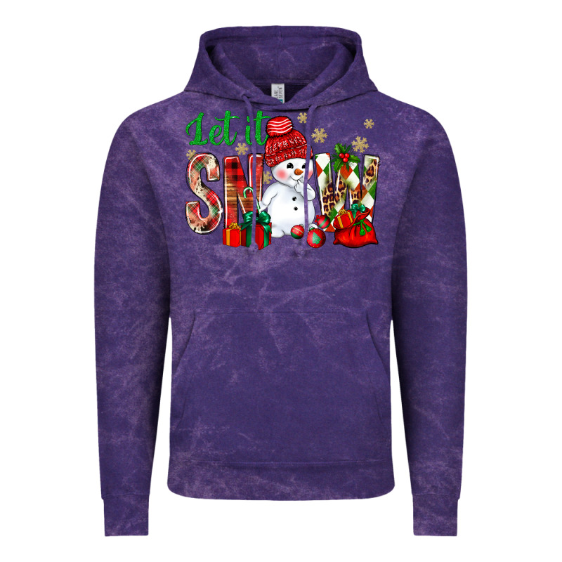 Let It Snow With Snowman Vintage Hoodie by NancyCooperArtShop | Teevron