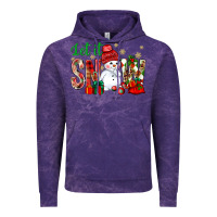Cloud Purple let it snow with snowman Vintage Hoodie - NancyCooperArtShop