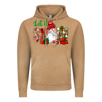 Vintage Camel let it snow with snowman Vintage Hoodie - NancyCooperArtShop