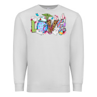 Dove Grey Love Nurse Easter Premium Sweatshirt - OliviaCreatesArt