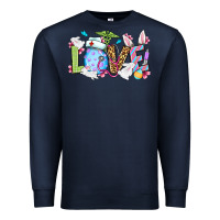 Navy Love Nurse Easter Premium Sweatshirt - OliviaCreatesArt