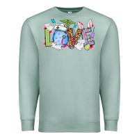 Seafoam Love Nurse Easter Premium Sweatshirt - OliviaCreatesArt