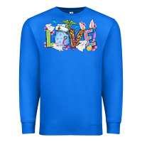 True Royal Love Nurse Easter Premium Sweatshirt - OliviaCreatesArt
