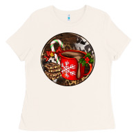 Bone Christmas hot chocolate and chocolate Ladies Tee - AdoDesignShop