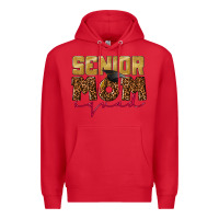 Red Senior mom squad Premium Hoodie - CowGirlArtShop