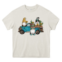 Western Gnomes Truck Sunflowers Cactus Gemstone Leopard Glitter Serape Heavy Core Tee | Teevron