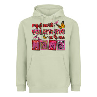 Matcha my favorite valentine calls me mama Heavyweight Hoodie - OliviaCreatesArt