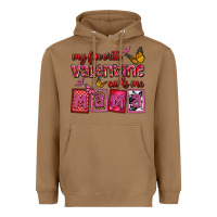 Toasted Coconut my favorite valentine calls me mama Heavyweight Hoodie - OliviaCreatesArt