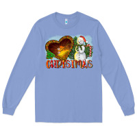 Colony Blue Christmas Snowman Long Sleeve Tee - LillyAllenDesigns
