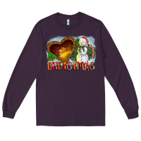 Plum Christmas Snowman Long Sleeve Tee - LillyAllenDesigns