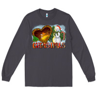 Smoke Christmas Snowman Long Sleeve Tee - LillyAllenDesigns