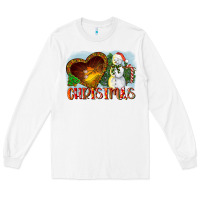 White Christmas Snowman Long Sleeve Tee - LillyAllenDesigns