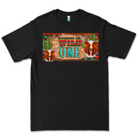 Black texas longhorn wild one cactus licanse plate Premium Tee - Artiststas