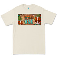 Texas Longhorn Wild One Cactus Licanse Plate Premium Tee | Teevron