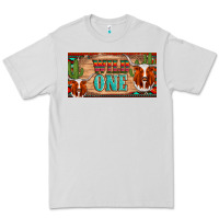 Dove Grey texas longhorn wild one cactus licanse plate Premium Tee - Artiststas