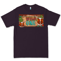 Plum texas longhorn wild one cactus licanse plate Premium Tee - Artiststas