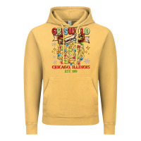 Vintage Mustard griswold illumination Vintage Hoodie - MaliasSmallBusiness