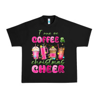 Black i run on coffee and christmas cheer Urban Heavy Tee - MaliasSmallBusiness