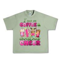 Oil Green i run on coffee and christmas cheer Urban Heavy Tee - MaliasSmallBusiness