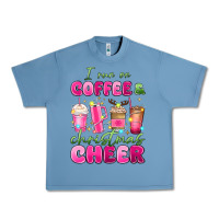 Pebble Blue i run on coffee and christmas cheer Urban Heavy Tee - MaliasSmallBusiness