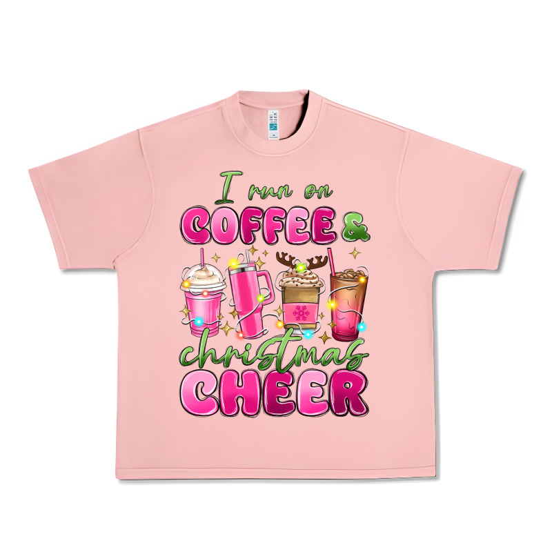 I Run On Coffee And Christmas Cheer Urban Heavy Tee by MaliasSmallBusiness | Teevron